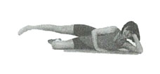 Поднимание прямой ноги в положении лёжа на боку